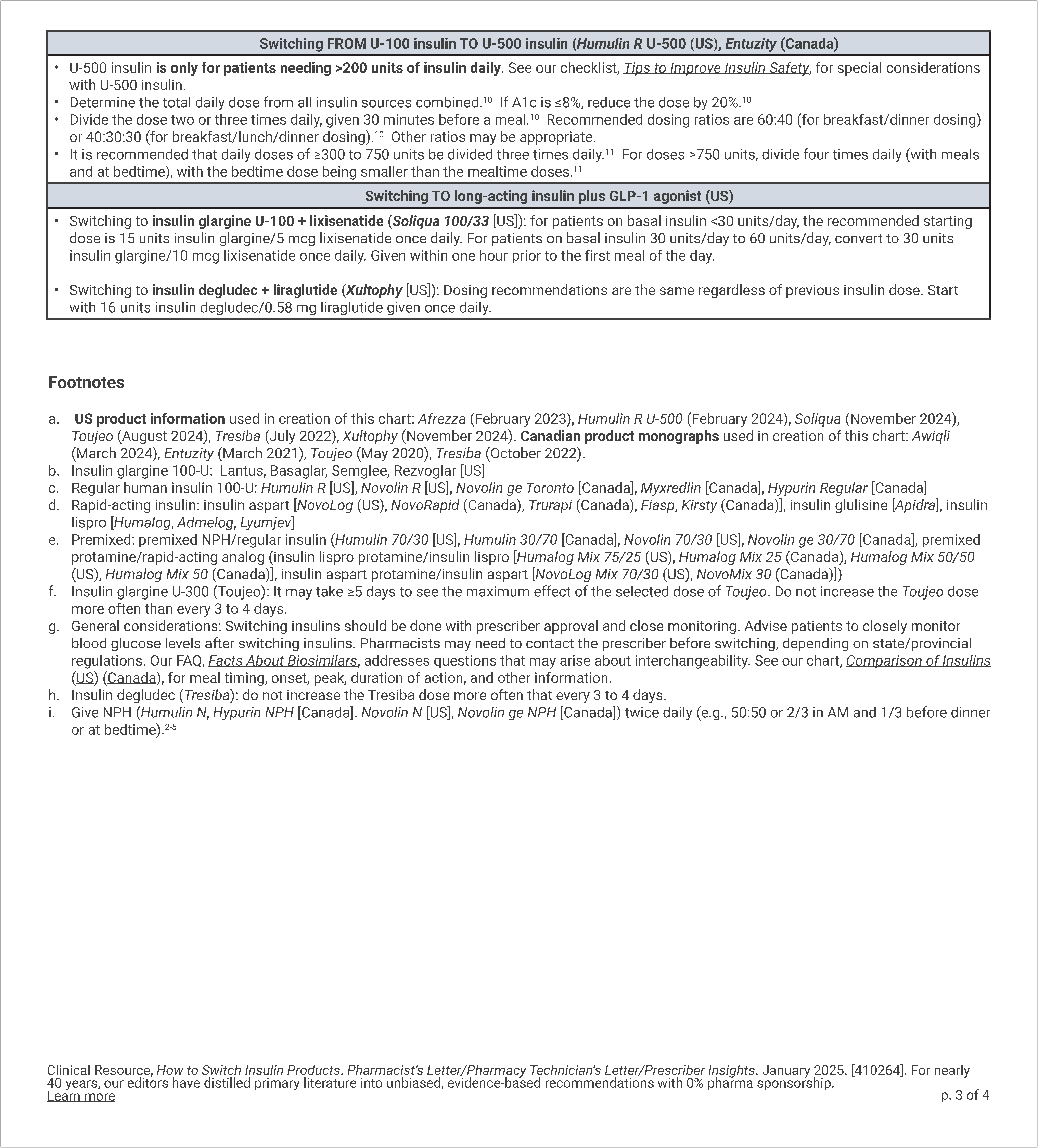 How to Switch Insulin Products Pg 3
